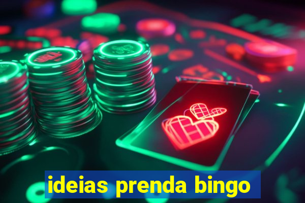 ideias prenda bingo