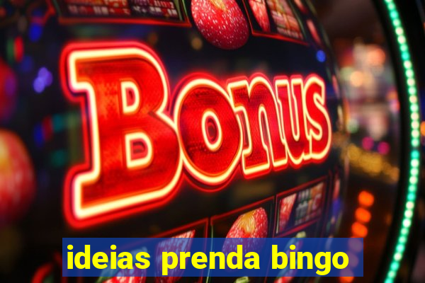 ideias prenda bingo