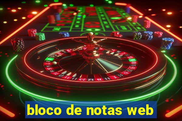 bloco de notas web