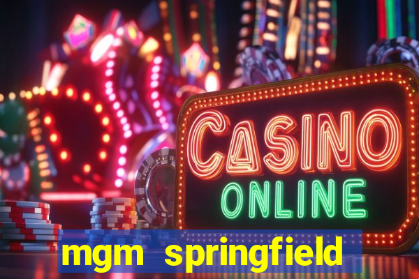 mgm springfield slot payout percentage