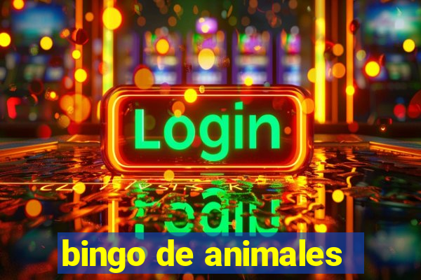 bingo de animales