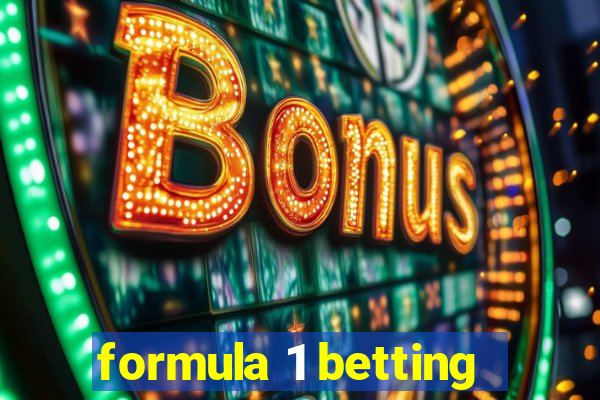 formula 1 betting