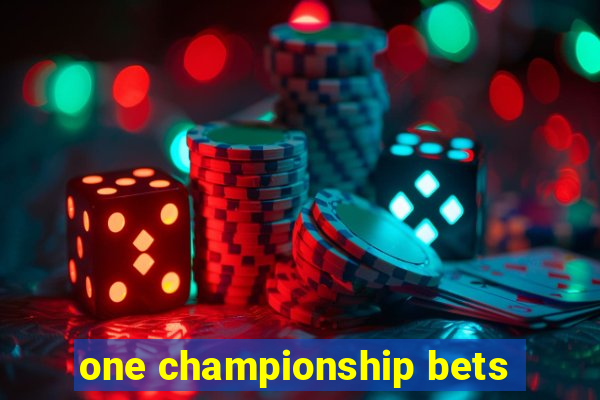 one championship bets