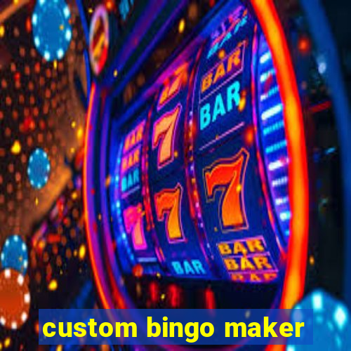 custom bingo maker