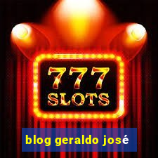 blog geraldo josé