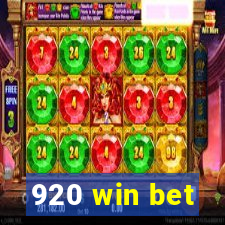 920 win bet