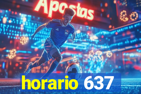 horario 637