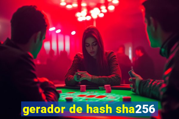 gerador de hash sha256