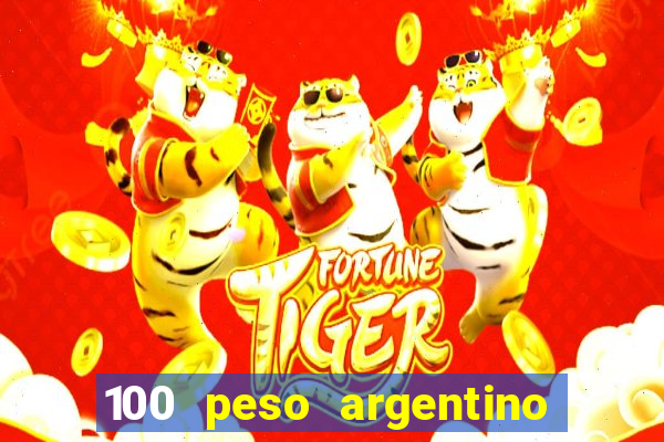 100 peso argentino em real