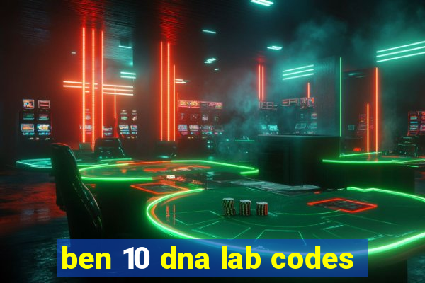 ben 10 dna lab codes