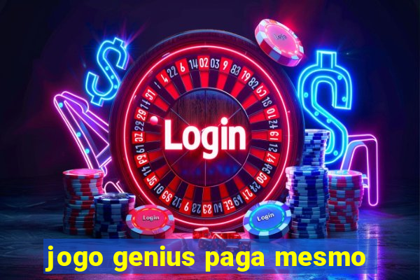 jogo genius paga mesmo