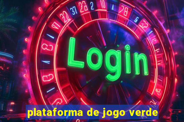 plataforma de jogo verde