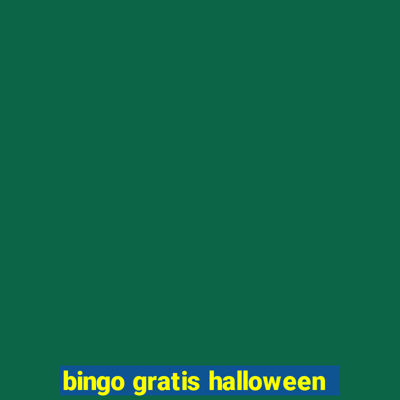 bingo gratis halloween