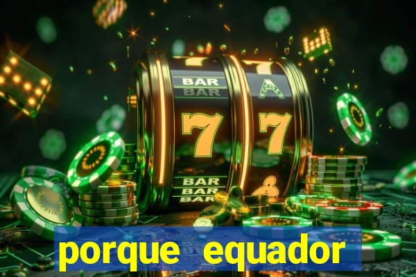 porque equador perdeu 3 pontos