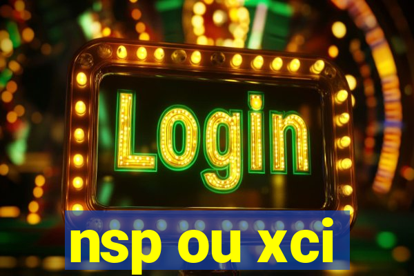 nsp ou xci