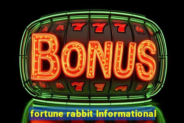 fortune rabbit Informational