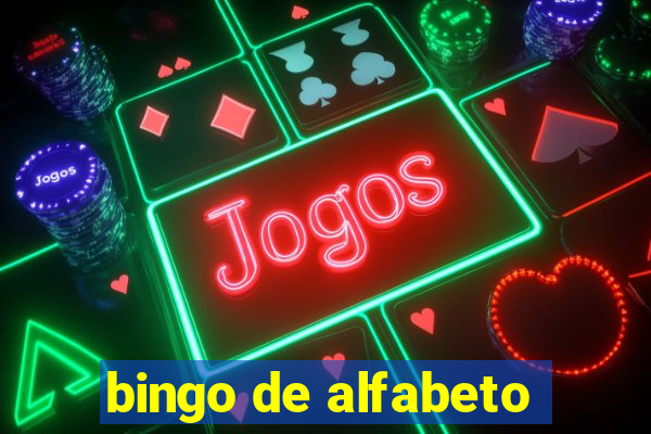 bingo de alfabeto