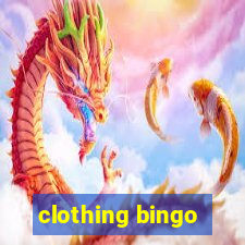 clothing bingo