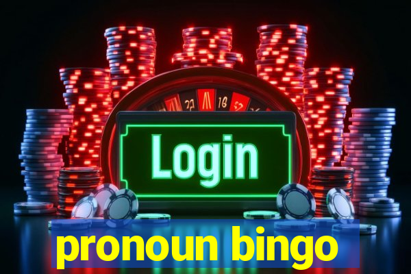 pronoun bingo