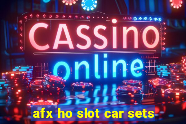 afx ho slot car sets