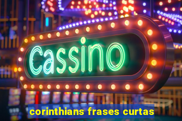 corinthians frases curtas