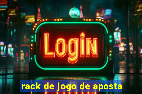 rack de jogo de aposta