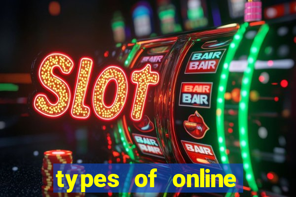 types of online casino games