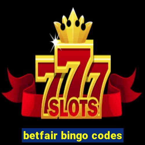 betfair bingo codes