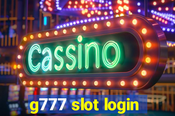 g777 slot login