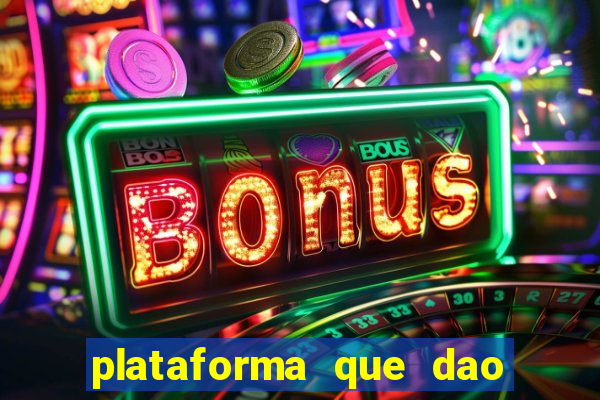 plataforma que dao bonus para jogar