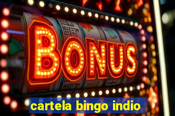 cartela bingo indio