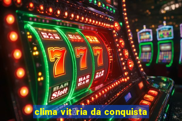 clima vit贸ria da conquista