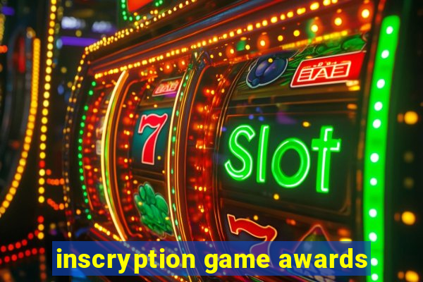 inscryption game awards