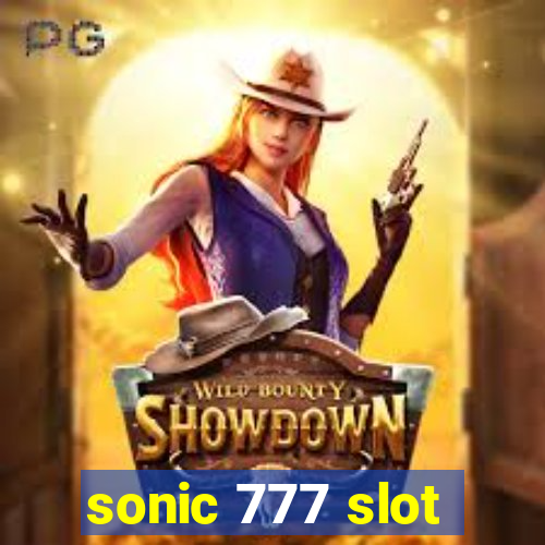 sonic 777 slot