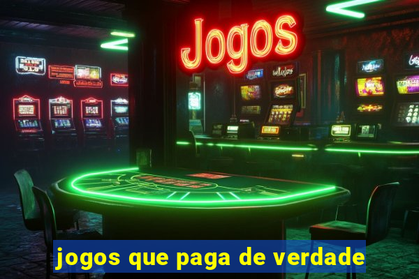 jogos que paga de verdade