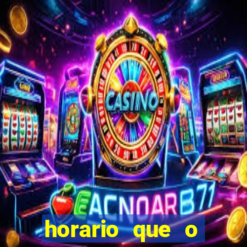 horario que o dragon fortune paga