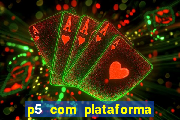 p5 com plataforma de jogos