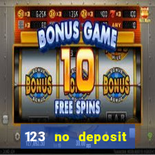 123 no deposit bonuses casino