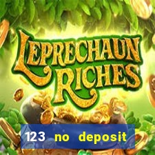 123 no deposit bonuses casino