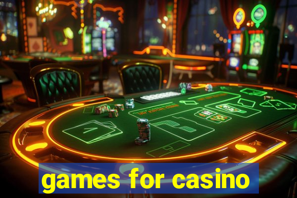 games for casino