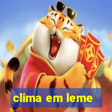 clima em leme