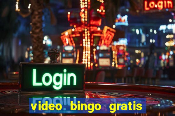 video bingo gratis para brincar