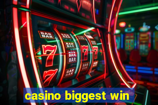 casino biggest win