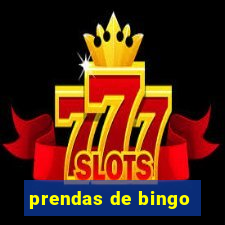 prendas de bingo