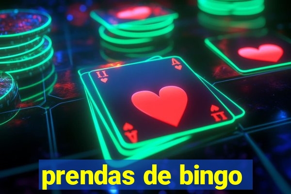 prendas de bingo