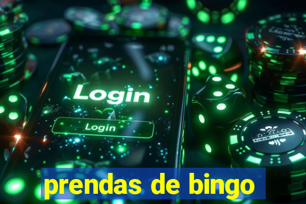 prendas de bingo