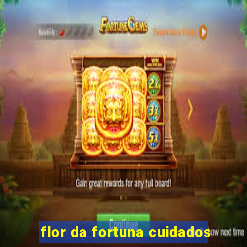 flor da fortuna cuidados