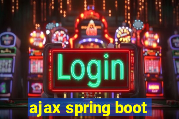 ajax spring boot