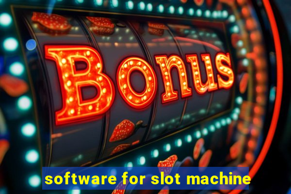 software for slot machine