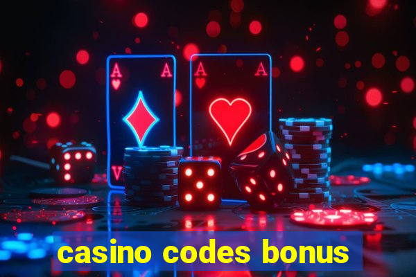 casino codes bonus